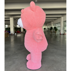 Disfraz de Mascota de Oso de Peluche Bailarín Feliz para Fiestas, 2m 2.6m, Disfraz de Mascota de Oso de Peluche Inflable de Dibujos Animados con Certificación CE para Eventos - Product Image 4