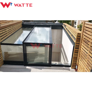 Diseño moderno, tragaluz deslizante eléctrico automático, Escotilla de acceso al techo, caja de vidrio impermeable, aleación de aluminio, <span class=keywords><strong>Skybox</strong></span> de tres paredes - Product Image 3