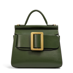 Nouveau Sac à Main Coréen Tendance 2026 – Sac Bandoulière Automne/Hiver Polyvalent Rétro avec Boucle Métallique Carrée Couleur Unie Texturée - Product Image 1