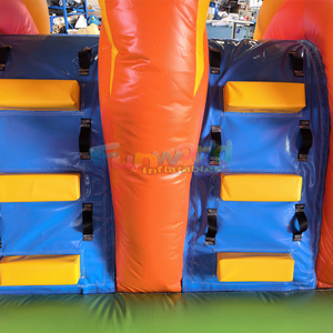 Party jumpers kids jumping bouncer <b>inflatable</b> rainbow castle combo bounce house with slide - Product Image 5