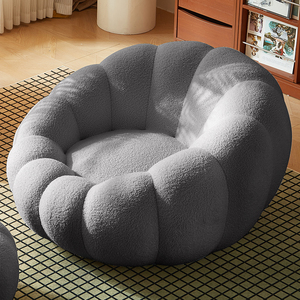 Canapé compressé chaise de salon tissu de laine canapé monoplace de luxe chaises longues d'appoint <span class=keywords><strong>fauteuil</strong></span> paresseux - Product Image 5