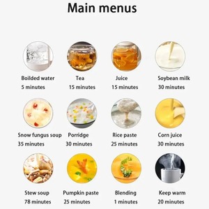 Machine à lait de soja électrique 1,5 L avec écran numérique, mixeur à jus, machine à smoothies, machine à soupe épaisse, machine à lait de noix, machine à lait de soja automatique - Product Image 5