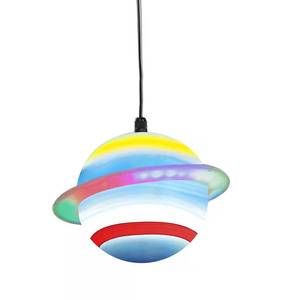 Luce luminosa del pianeta dello spazio del cielo stellato della luna a Led per la luce del pianeta per la festa in giardino per feste all'aperto - Product Image 1