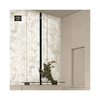Tableau de quartz transparent translucide en cristal blanc rétroéclairé personnalisé pour décoration murale intérieure