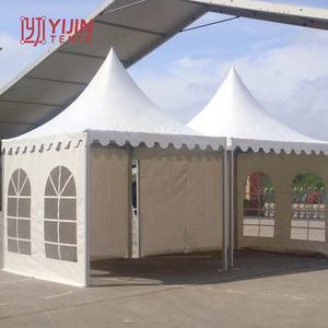 เต็นท์หลังคาทรงจั่วขนาดใหญ่สำหรับงานอีเว้นท์ สีขาว ทำจาก PVC สำหรับใช้งานกลางแจ้งในสวน ขนาด 5x5 8x8 เมตร มีจำหน่าย - Product Image 3