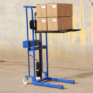 Đi bộ điện nâng hổ xe nâng nhỏ xe nâng kho di động tải và dỡ hàng xử lý đống chủ giỏ hàng - Product Image 5