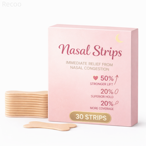 Cerotti Nasali Ipoallergenici per Respirazione, Sollievo dal Russare, Design Magnetico Riutilizzabile, Certificati CE, Materiale Sicuro per Disturbi del Sonno - Product Image 4