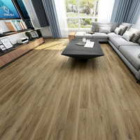 Carreaux de parquet d'épaisseur 5mm Piso Vinilico Emboîtement Planche de vinyle bois revêtement de sol spc avec tampon IXPE 1.5mm