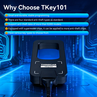 THINKCAR TKEY 101 TKEY101 Programmeur de clés de voiture avec 6 télécommandes, programmation de systèmes antivol automatiques pour MUCAR 892BT 689BT
