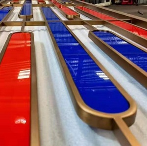 Khung Kim Loại Nhôm Màu Kính Acrylic Phòng <span class=keywords><strong>Divider</strong></span> Panel - Product Image 3