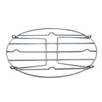 Support de cuisson pour dinde en acier inoxydable, pour barbecue extérieur et usage en cuisine, imperméable et antiadhésif