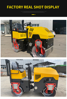 Compacteur de route 2 tonnes de qualité supérieure - Outil de compactage compact et maniable pour les petits chantiers de construction