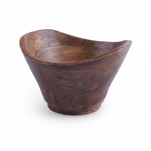Tazón de servir de madera Mando nuevo de diseño moderno elegante acabado Natural de alta calidad para ocasiones de fiesta - Product Image 1