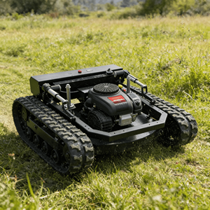 Cortadora de Césped Moderna a Gasolina <span class=keywords><strong>con</strong></span> Control Remoto y Orugas de Alta <span class=keywords><strong>Tracción</strong></span> para Terrenos Irregulares - Product Image 3