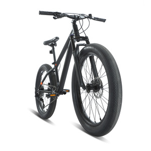 En stock entrepôt USA Vélo de montagne en aluminium pas cher 8 vitesses 24 pouces Suspension à disque Noir ST-SPA-MT24FS PRO Cadre en aluminium - Product Image 1