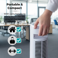 Nouvel Arrivage Ventilateur Tour Électrique Sans Pales à Oscillation 360 Degrés Silencieux pour Usage Domestique et Hôtelier Économe en Énergie