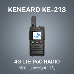 KENEARD KE-218 Mini Talkie-walkie 4G LTE PoC 112g Ultra-léger, <span class=keywords><strong>Radio</strong></span> bidirectionnelle portable <span class=keywords><strong>pour</strong></span> réseau mondial, idéal <span class=keywords><strong>pour</strong></span> la logistique et les entreprises - Product Image 1