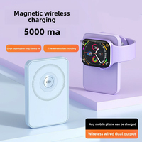 Chargeur portable Mag sans fil 10000mAh avec chargement rapide Magnetic Safe Dual USB Output LI-Polymer Battery for USA EU Markets