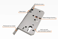 172 CE Backset 65mm Euro Profil Mortaise Serrure Loquet Ss304 Mortaise Serrure