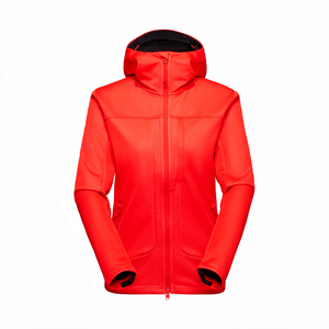 Chaqueta Impermeable y Transpirable con Capucha, Cierre de Cremallera, Diseño a Rayas, Holgada, para Otoño - Product Image 1