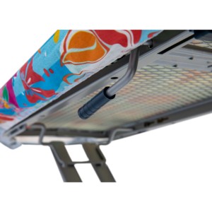 Tabla de planchar doméstica MILENYUM Star, plegable, portátil, de acero, con estación de vapor, soporte para plancha, altura ajustable, para el hogar y viajes, Turquía - Product Image 3