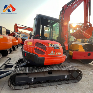 Meilleur prix Original Japon Kubota KX155 KX135 KX161 Mini excavatrice de 5 tonnes d'occasion Marque de vente à chaud Machine de pelle de construction d'occasion - Product Image 4
