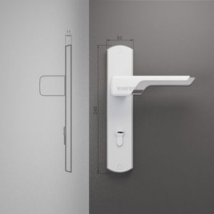 Quảng Đông Winfree Kích Thước Lớn 84Mm <span class=keywords><strong>Panic</strong></span> Thiết Bị Thoát Push <span class=keywords><strong>Bar</strong></span> Xử Lý Loại Cháy Bằng Chứng Thoát Cửa Khóa Đòn Bẩy Cho <span class=keywords><strong>Panic</strong></span> Thiết Bị Thoát - Product Image 5