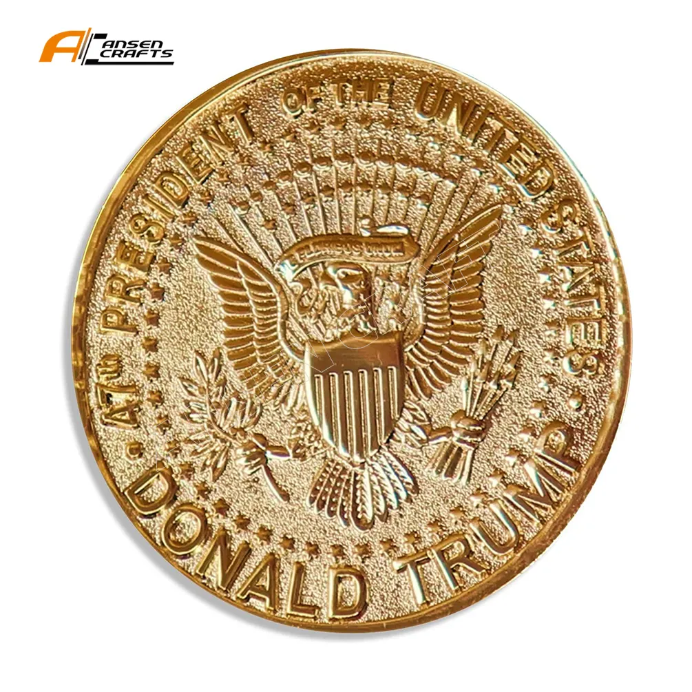 Save American Again Souvenir Personal Custom Coin metal Gold silver Trump Challenge coin