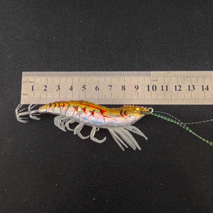 3.0 #   Señuelo de Calamar Luminoso de Silicona Suave con Patas, 10cm 12g, Cebo de Camarón que Brilla en la Oscuridad, <span class=keywords><strong>Egi</strong></span> con Anzuelo de Corona para Pesca Nocturna de Pulpo y Sepia - Product Image 3