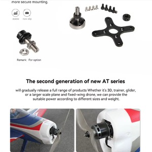 Moteur électronique T-MOTOR AT2826 KV900/KV1100 pour drone UAV, moteur BLDC pour avion RC, hélicoptère, modèles réduits - Product Image 5