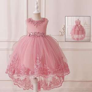 Robes de soirée longues pour petites filles, style princesse, pour spectacle de piano, printemps-été, robes de filles de 2 <span class=keywords><strong>à</strong></span> 12 ans, vêtements pour enfants - Product Image 2