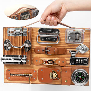 Productos para Dropshipping 2026, Tablero Sensorial Montessori, Juguete Educativo de Madera para el Aprendizaje - Product Image 4