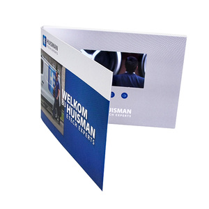 Thiết kế mới nhất 2.4inch 3inch 4inch video thiệp chúc mừng Card đồ họa máy nghe nhạc Brochure Hộp Quà Tặng LCD thư mục tập sách - Product Image 5