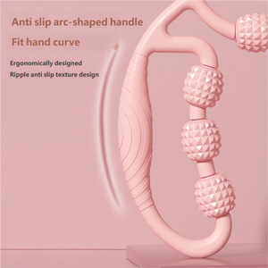 Rodillo de abrazadera para pierna de terapia muscular para reducción de <span class=keywords><strong>celulitis</strong></span> y relajación corporal, rodillo de masaje para pies - Product Image 2