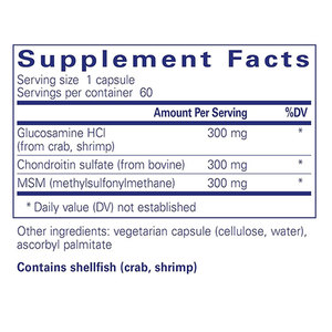 Signature Extra Strength Glucosamine HCL 60capsules Supplément de soutien articulaire pour la santé et la flexibilité des articulations du cartilage - Product Image 4