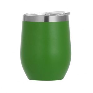 High Quality Party Business Gift Custom Egg Shape 12Oz Stainless Steel Double Wall Insulated Wine Tumbler With Spill Proof Lid - Product Image 4