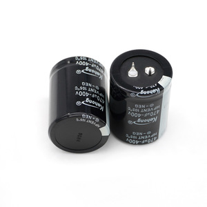 Aluminum Electrolytic <b>Capacitor</b> 470uF 400V Horn Shaped With Filtering Pins High Ripple Power Supply Use - Product Image 2