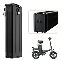 Memproduksi Baterai EBike 24V 20AH 36V 13AH 17.5AH 21AH 48V 28AH Isi Ulang dengan Casing Baterai Silverfish