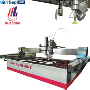 Hualong nhà sản xuất giá bằng tia nước cắt bê tông áp lực cao cắt nước thép CNC bằng tia nước