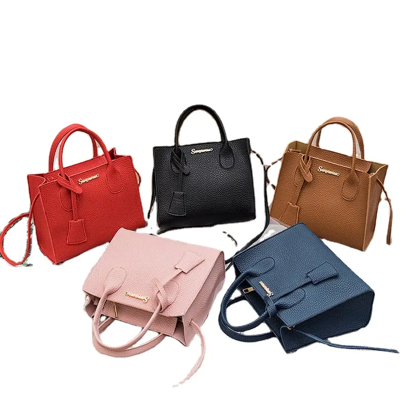 Custom LDRCP Fashion Cheap Selling Women Lychee Leather Square Mini European American Style Handbag Designer Bag Tote Bags