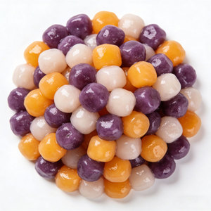 Boules de taro surgelées à cuisson rapide, mélange de 3 couleurs, perles de tapioca <span class=keywords><strong>en</strong></span> sachet pour les ingrédients du bubble tea - Product Image 2