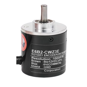 Nuevo y Original con 1 Año de Garantía, Codificador E6B2-CWZ6C 1000P/R 2M E6B2CWZ6C, <span class=keywords><strong>5</strong></span>-NPN, Colector Abierto, Longitud del Cable 2m, PLC 220V - Product Image 1