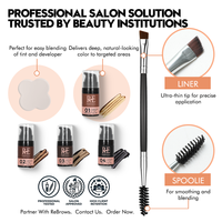 Teinture pour sourcils facile à appliquer pour les écoles de formation, coloration rapide sans mélange, teinture pour sourcils