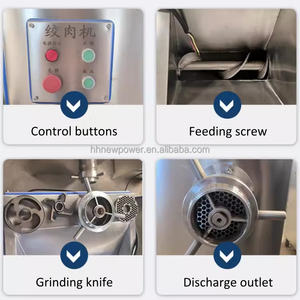 Hachoir Électrique Industriel Neuf pour Viande Congelée, Garantie 2 Ans, 380V, pour Porc, Bœuf, Poulet, Poisson - Product Image 3