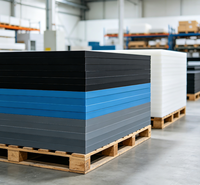 Plaque en plastique HDPE sur mesure, résistante aux produits chimiques, pour usage industriel, taille, épaisseur et couleur personnalisées