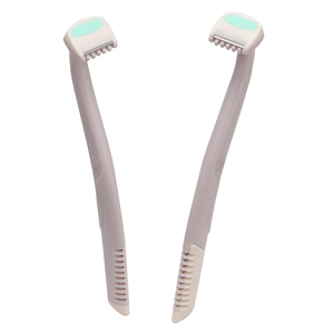 <span class=keywords><strong>Rasoir</strong></span> bikini double tête pour femmes pour les zones sensibles - Conception anti-coupure, parfait pour la ligne <span class=keywords><strong>du</strong></span> bikini, les aisselles et l'entretien corporel - Product Image 2