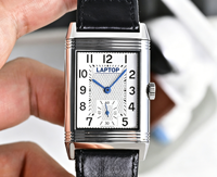 Nouvelle montre mécanique automatique de luxe pour homme, 26 ans d'expérience, avec réserve de marche, verre saphir de haute qualité et bracelet en cuir