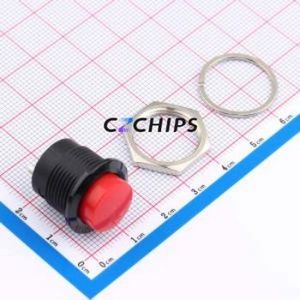 HY-PB02-N-R Tactile Switch DIP Switch ( Button/Cap Color: Red ) - Product Image 1