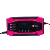 Chargeur de batterie intelligent à impulsions 2024 pour véhicules et motos 12V10A 24V5A pour batteries au plomb-acide LiFe PO4 avec courant de sortie de 5A