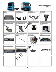 5801690072 Panel frontal para <span class=keywords><strong>IVECO</strong></span> Novo Tector New <span class=keywords><strong>Eurocargo</strong></span> 2015 Repuestos para camiones - Product Image 4